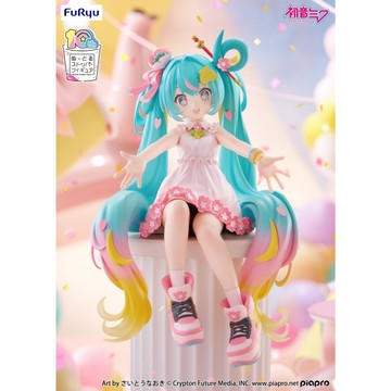 Furyu 代理版 初音未來 泡麵蓋公仔 泡麵蓋10週年紀念 公仔 模型 景品 收藏 Q哥