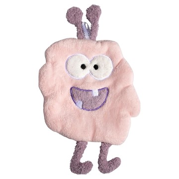 萌萌小怪物可掛吸水多用途擦手巾  1個  粉色怪獸