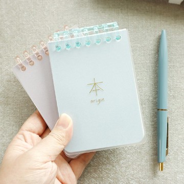 本系列 / 7孔夾100K活頁上翻橫罫筆記(3色) SN-100547 上翻筆記本