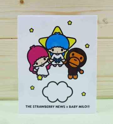 【震撼精品百貨】Little Twin Stars KiKi&LaLa 雙子星小天使 便條-白雲 震撼日式精品百貨