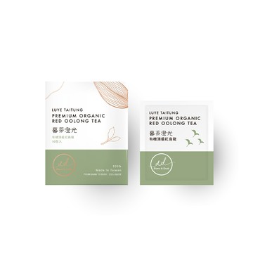 【暮茶澄光】鹿野有機頂級紅烏龍 茶包 (2.5g x10包)/盒