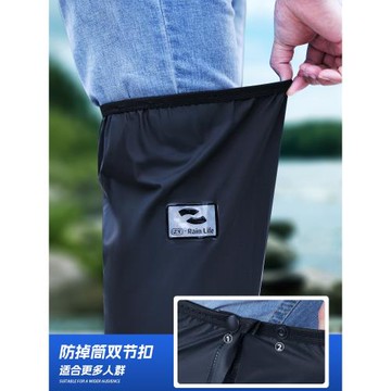 60CM高筒防水鞋套防滑加厚耐磨登山雨鞋套趕海雨靴下雨天便攜腳套