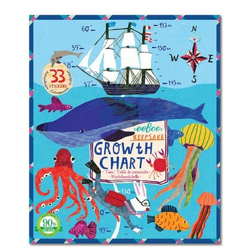成長尺 -  Big Blue Whale Growth Chart 大藍鯨