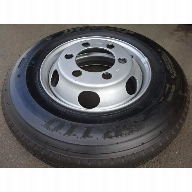 2023年製 バリ溝】ダンロップ SP110 225/80R17.5 123/122L 6本