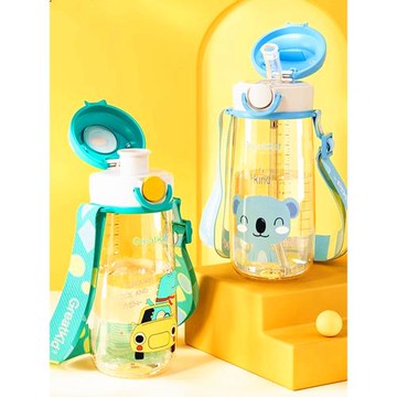 孕婦兒童通用耐高溫可水煮PPSU吸管杯小學生水杯直飲杯幼兒園水壺