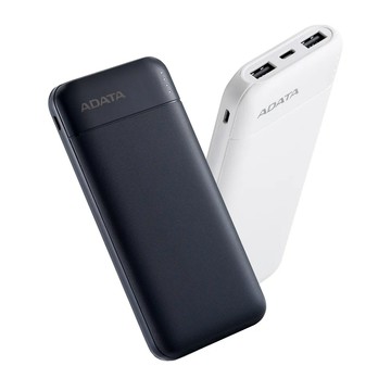 ADATA C100 10000mAh 20W PD/QC薄型輕量極速快充行動電源 (2色可選) 機身有WH標示