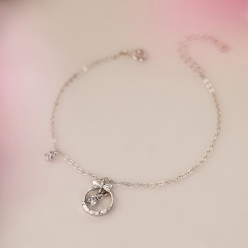 [925純銀]MARIGOLD幸福來臨花鐘手鍊【KMD489】-銀