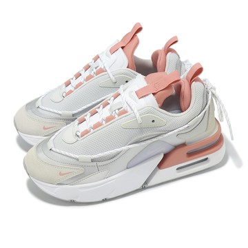 [ACS] Nike 休閒鞋 Wmns Air Max Furyosa 女鞋 白 粉紅 雙層氣墊 厚底 增高 FZ2265-100