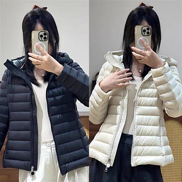 【巴黎精品】現貨+預購頂級真羽絨外套90%鴨絨羽絨衣秋冬外套保暖上衣大碼休閒女裝-連帽修身短款2色a1lr86