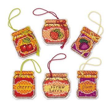 1749AC - RIOLIS 十字繡材料包 - 小小果醬罐