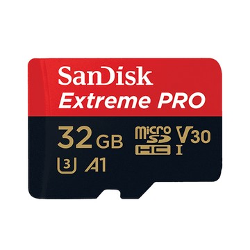 【SanDisk】 Extreme PRO 32G UHS-I V30 A1 U3 microSDHC 記憶卡