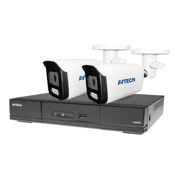 AVTECH 昌運監視器組合 DGH1103BX-U1 4路 主機+DGM3104SCT 3MP 網路槍型攝影機*2