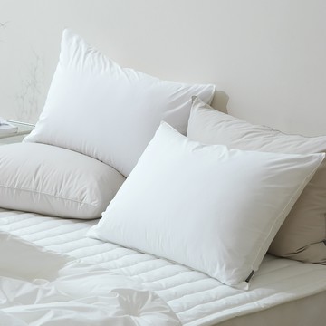 Maison MAISON 高密度純棉 60支 水洗絎縫枕頭套  40 x 60cm  1個  白色