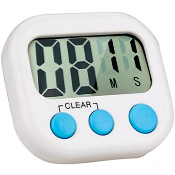 i cores 磁吸式廚房電子計時器 JS-118  白色  1個