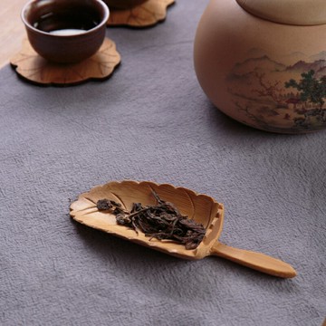 茶則茶匙量勺竹茶葉勺取茶工具竹制取茶器茶道六君子小茶勺茶鏟