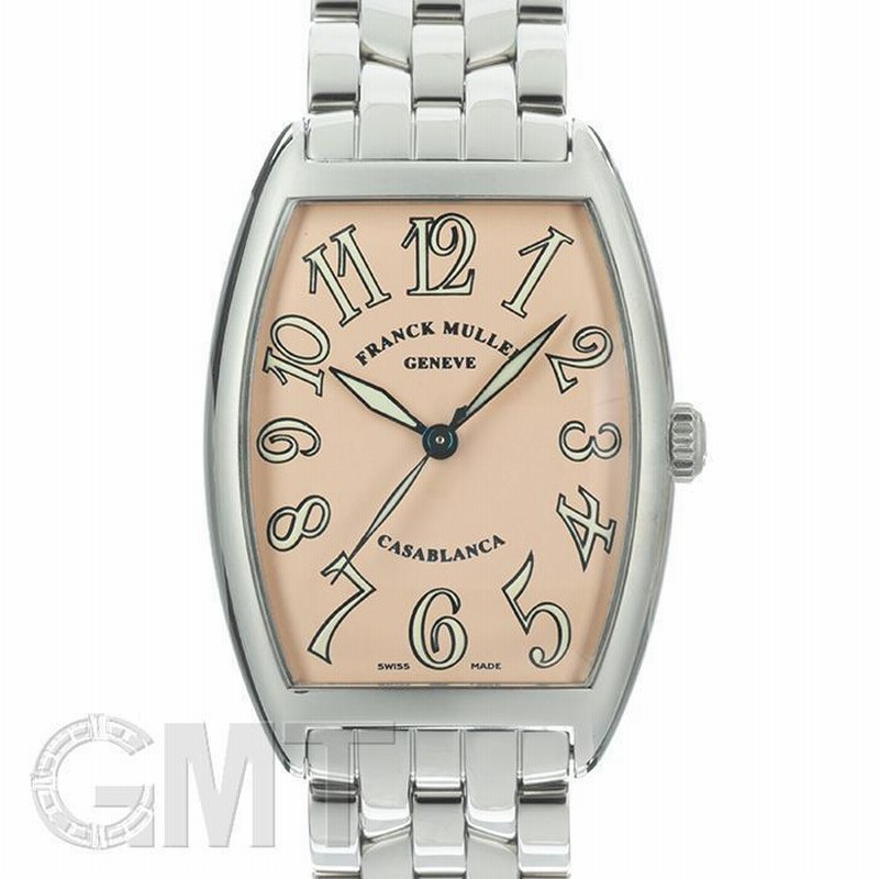 フランクミュラー カサブランカ ピンク 腕時計 QUARTZ レディース 新品)FRANCK MULLER フランク・ミュラー トノーカーべックス