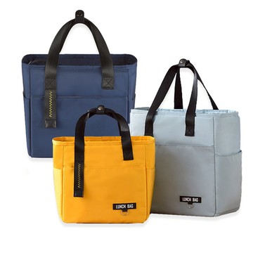 JIAHON 保冷提袋 小款  多色可選  便當保冷袋  手提保溫袋  1入