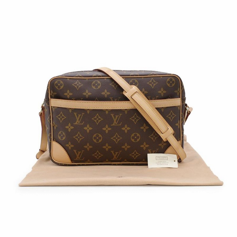 未使用品 LOUIS VUITTON ルイ ヴィトン トロカデロ 27 ショルダーバッグ M51274 モノグラム ブラウン 斜め掛け 肩掛け 横長  | LINEブランドカタログ