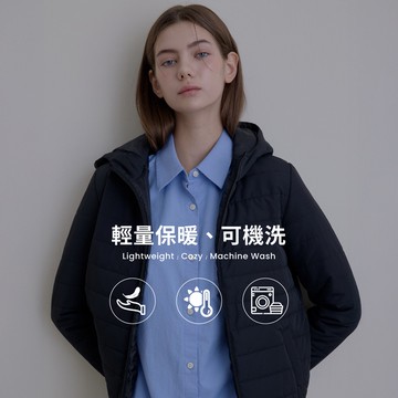 GIORDANO 女裝素色連帽外套 E-care輕暖系列(多色任選)