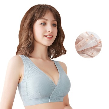 【三件入】背心式內衣 前開下扣集中型哺乳內衣 睡眠內衣