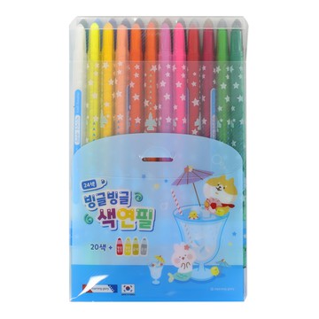 morning glory 圓圓彩色鉛筆組 24色 安全無毒 盒裝  1盒