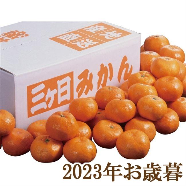 お歳暮ギフト2023年『三ケ日みかん Sサイズ(約3kg)』(代引不可)