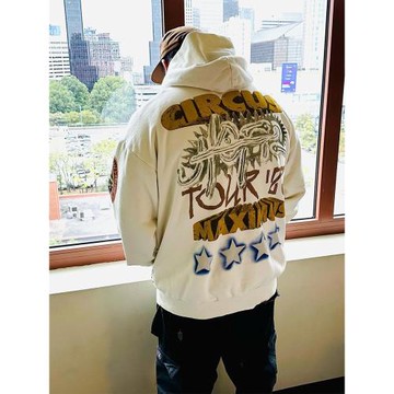 Travis scott美式麥當當寬松ts聯名衛衣UTOPIA專輯限定連帽衫外套