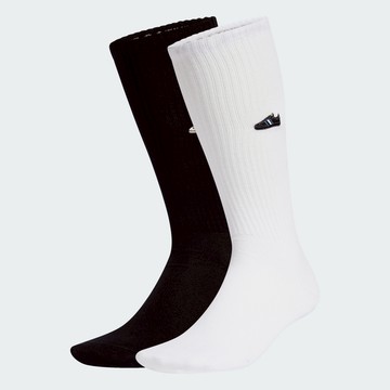 adidas 愛迪達 SAMBA CREW 2PP 中筒襪 2雙入 男女 黑色 運動襪 穿搭 IX6811