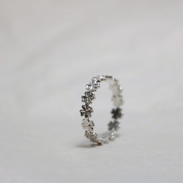 花花花花圈 純銀戒指