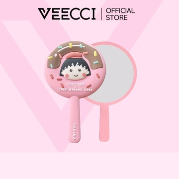 【VEECCI官方💯正品】唯資x櫻桃小丸子聯名款  超可愛細節化妝鏡 | 隨身手持鏡 補妝鏡 少女心鏡子 補妝鏡 鏡子
