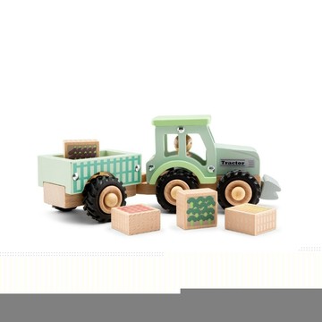 New Classic Toys 農場蔬果木製拖拉車