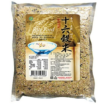 綠源寶   十六穀米1800公克/包