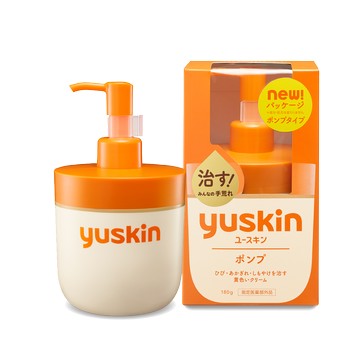 yuskin 悠斯晶乳霜按壓瓶 180g/罐 日本女性保養首選
