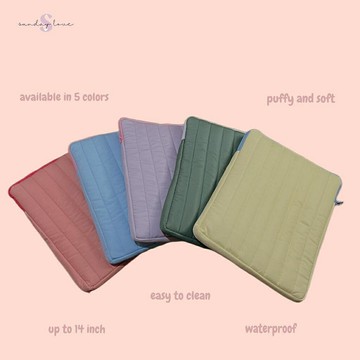 Sunday 筆記本電腦保護套 13 14 防水筆記本電腦包蓬鬆厚筆記本電腦保護套