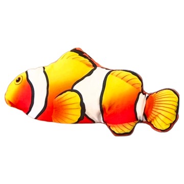 仿真電動跳跳魚 毛絨電動機芯  顏色隨機  1個