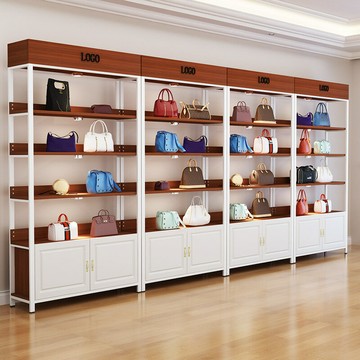 免運 開立發票  新款歐式門超市展示柜架倉儲貨架陳列柜鞋架飾品化妝品柜