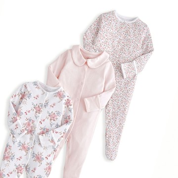 Mamas&Papas 斑斕-連身衣3件組