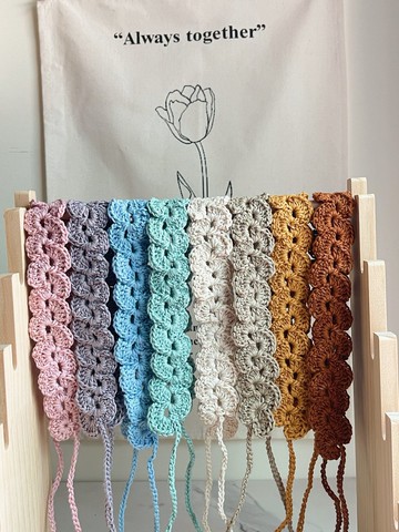 【貝殼髮帶】編織髮帶