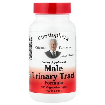 Christopher's Original Formulas, 男性尿路幫助配方，460 毫克，100 粒素食膠囊