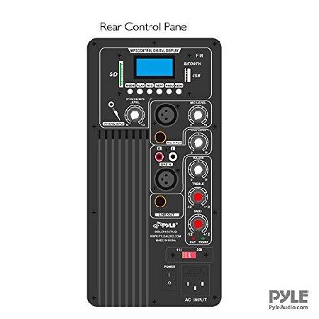 PYLE-PRO Powered Active PA Loudspeaker Bluetooth System 10 Inch Bass Subwoofer Monitor Speaker and Built-in USB for MP3, DJ Party Stereo Amp Sub for