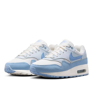 NIKE 慢跑鞋 女鞋 大童 運動鞋 氣墊 緩震 AIR MAX 1 GS 藍白 DZ3307-116 (2K2157)