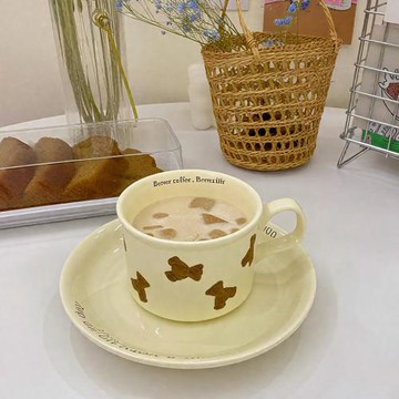 陶瓷杯 卡通可愛 創意 咖啡杯 牛奶杯 喝茶 小眾設計感