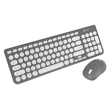 aibo 復古圓點2.4G無線鍵盤滑鼠組 原廠保固  LY-ENKM09