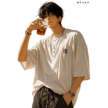 【8 月新品】07-137-0018 人物貼紙 簡約夏日男孩