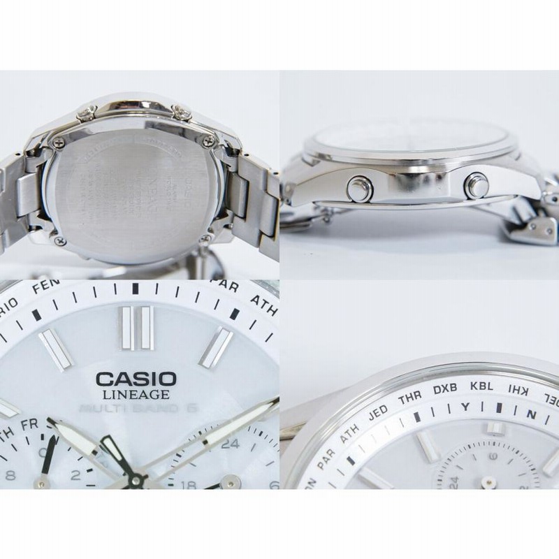 本物 カシオ CASIO リニエージ ワールドタイム タフソーラー 腕時計