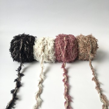 【粒線桔】三股混合紗線-提拉米蘇 | 四卷一組260公克/4pcs(260g)