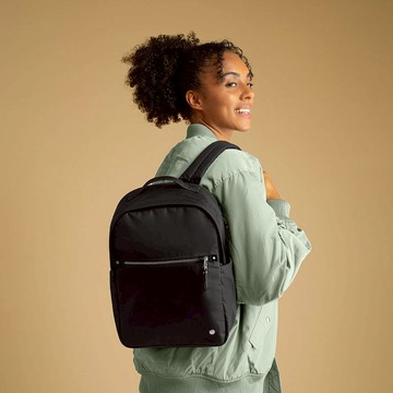 W 五大防盜後背包 10L #20463 卡其色