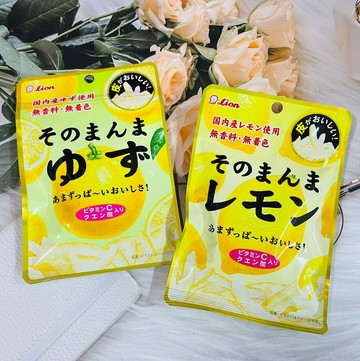 日本 LION 獅王 系列糖果~日本 Lion 獅王 檸檬皮25g/柚子皮23g 使用日本國產檸檬、國產柚子 無香料 無著色 檸檬乾 柚子乾｜全店$299 全家取貨免運｜滿額折500｜APP下單最高賺19%點數⚡