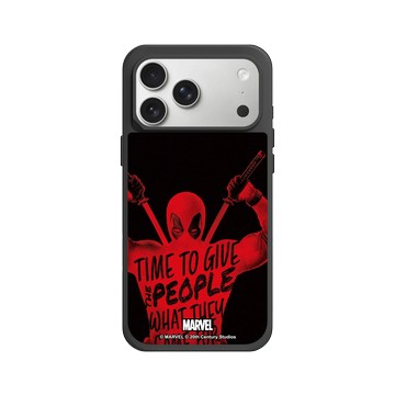 iPhone 17 Pro Max SolidX 黑 - 迪士尼-漫威 Marvel - 死侍-It's Deadpool's Time