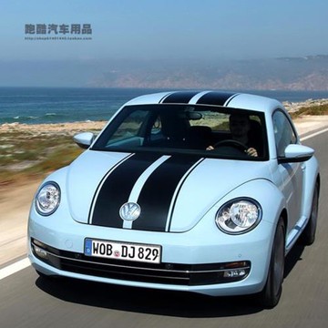 新款大眾甲殼蟲全車貼紙 朗逸車身拉花高爾夫6 7汽車改裝POLO車貼